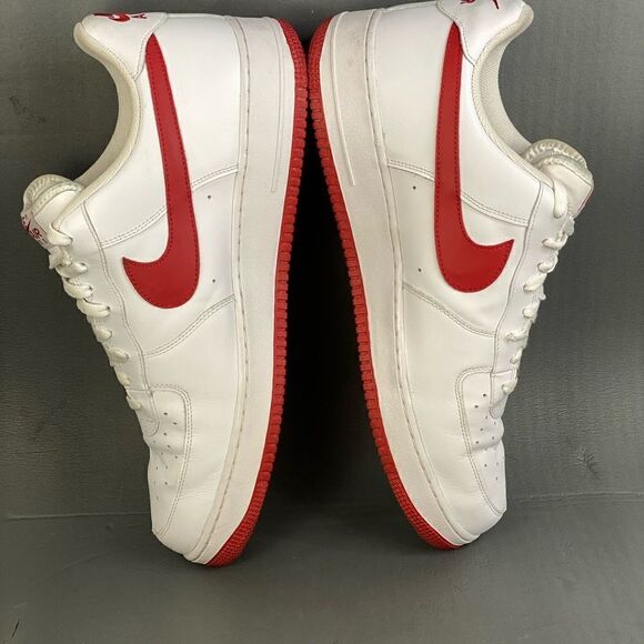 Nike Air Force 1 '07 'Varsity Red' sneaker shoes mens size 15 - Picture 9 of 9